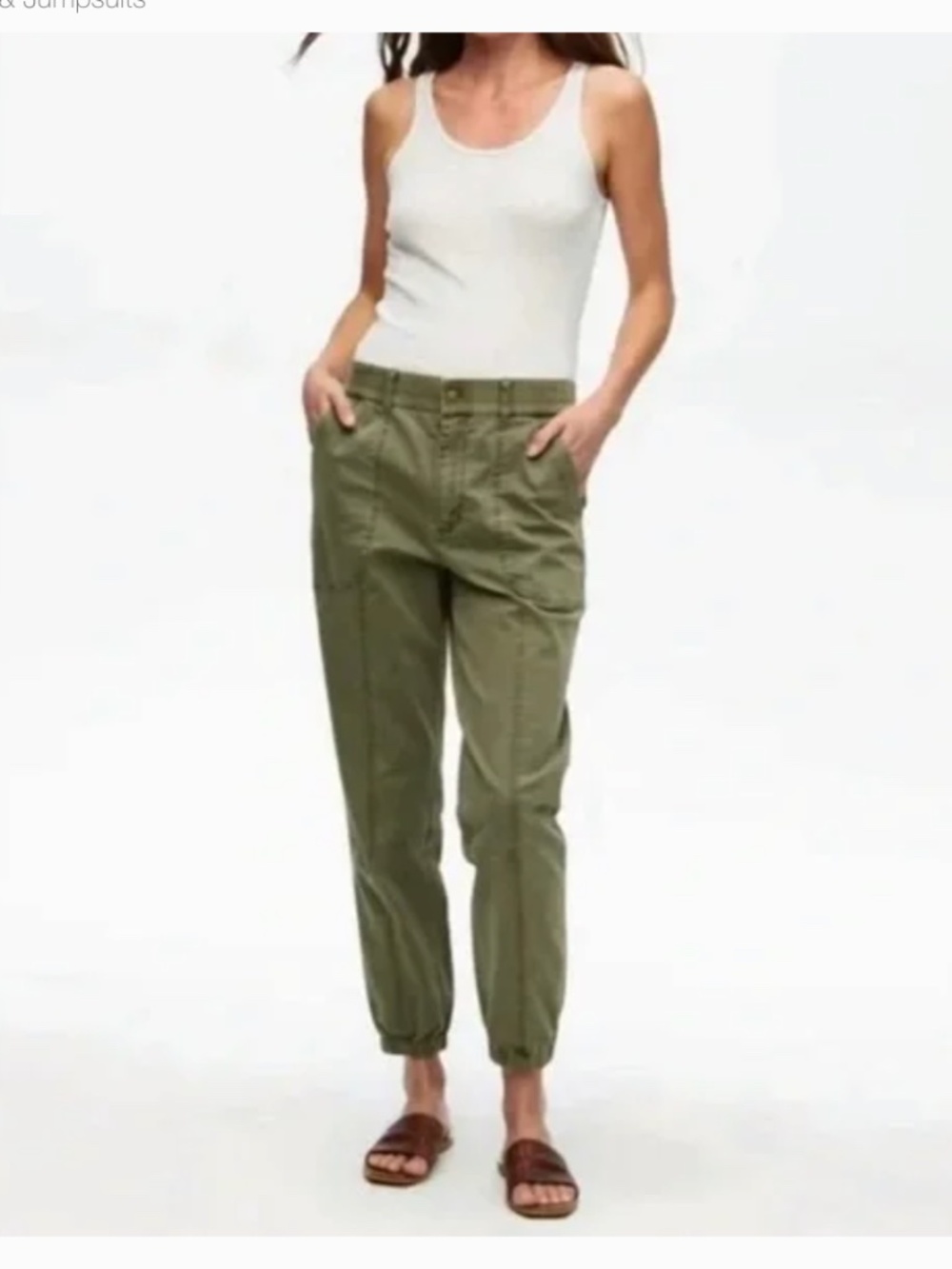 Michael Stars Olive Green Jogger Pants